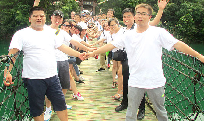 惠州物聯網卡平臺之搜浪團隊柘林湖出游